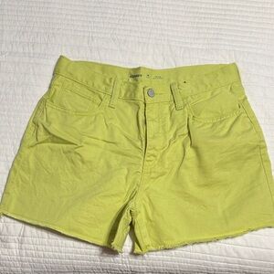 On Running Kids Lime Green Shorts